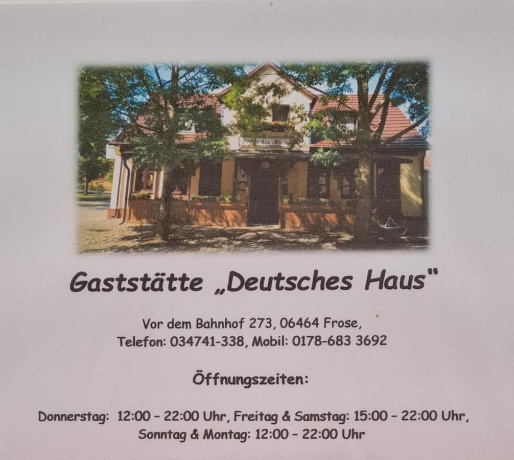 "Altes Stellwerk Frose" Am Froser See Exterior photo