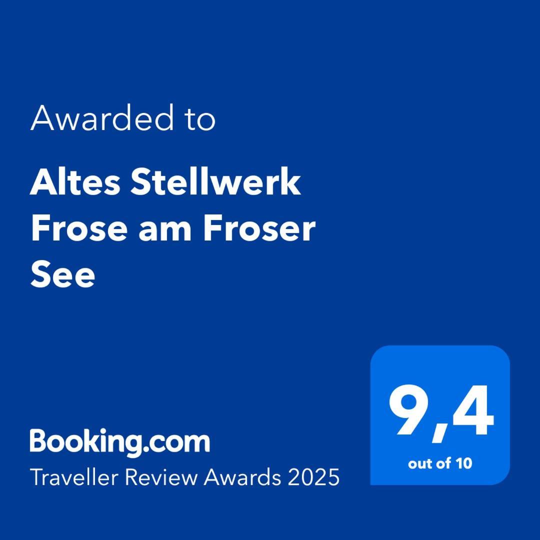 "Altes Stellwerk Frose" Am Froser See Exterior photo